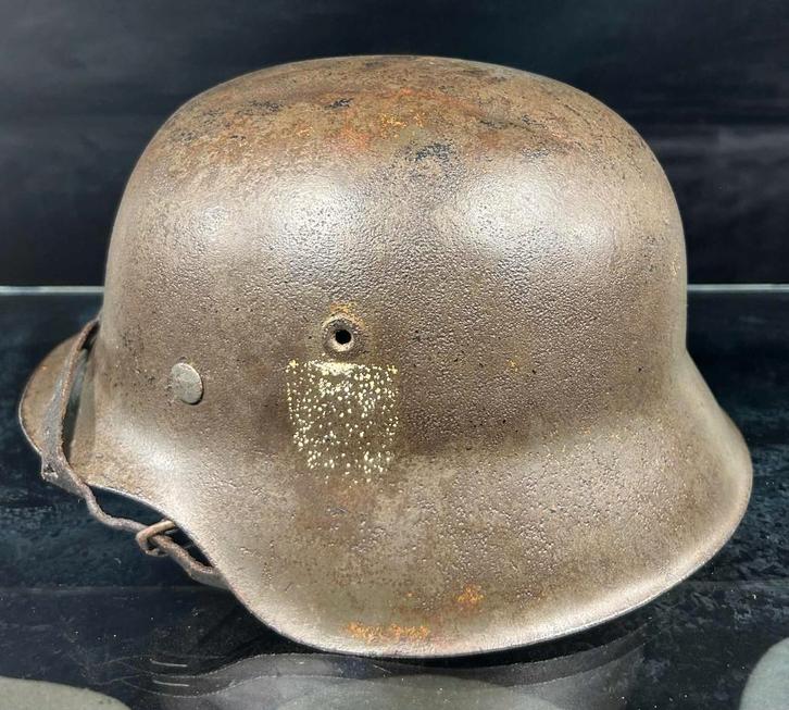 Duitse m42 ww2-helm, Verzamelen, Militaria | Tweede Wereldoorlog, Overige soorten, Ophalen of Verzenden