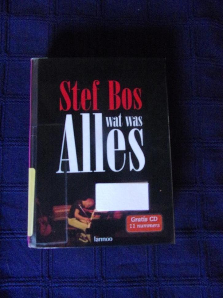 STEF BOS : ALLES WAT WAS + CD (11 nieuwe nummers), Boeken, Muziek, Zo goed als nieuw, Ophalen of Verzenden