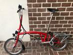 Brompton plooifiets,kleur rood, Fietsen en Brommers, Ophalen, Zo goed als nieuw, Brompton