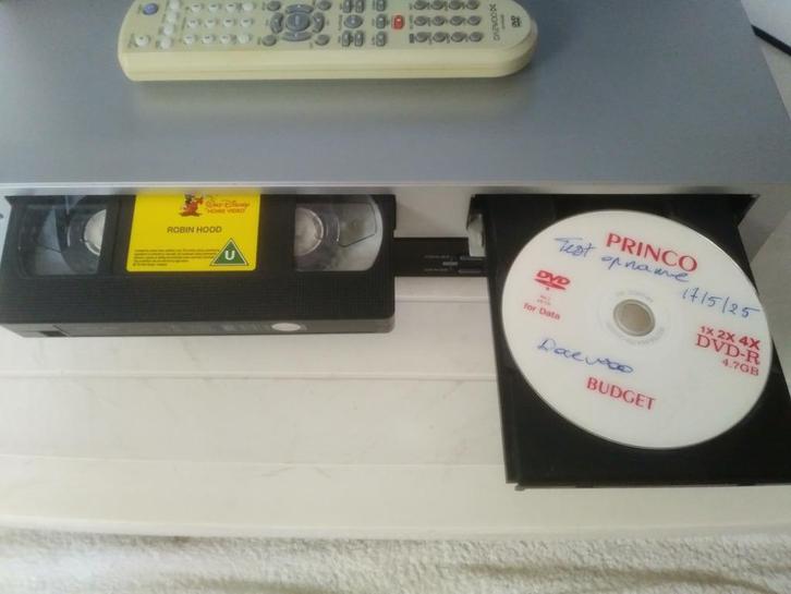Daewoo DF-4501 DVD recorder/VHS video recorder, kopieer DVD, Audio, Tv en Foto, DVD spelers, Gebruikt, Dvd-recorder, Overige merken