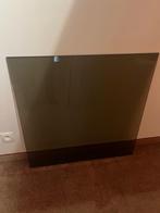 Gelaagd glas voor tafel, Huis en Inrichting, Tafelonderdelen, Ophalen, Gebruikt, 50 tot 100 cm, Vierkant