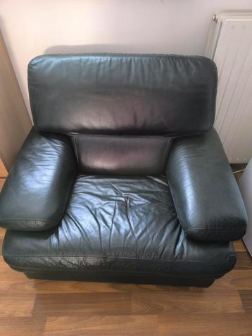 Fauteuil en cuire véritable, Enlèvement, Cuir