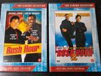 Rush Hour 1&2 - Jackie Chan/Chris Tucker, Ophalen of Verzenden, Vanaf 12 jaar, Actiekomedie, Zo goed als nieuw