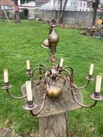 Kroonluchter 6 armen in koper. Zeer goede staat!, Huis en Inrichting, Gebruikt, Metaal, Rustique
