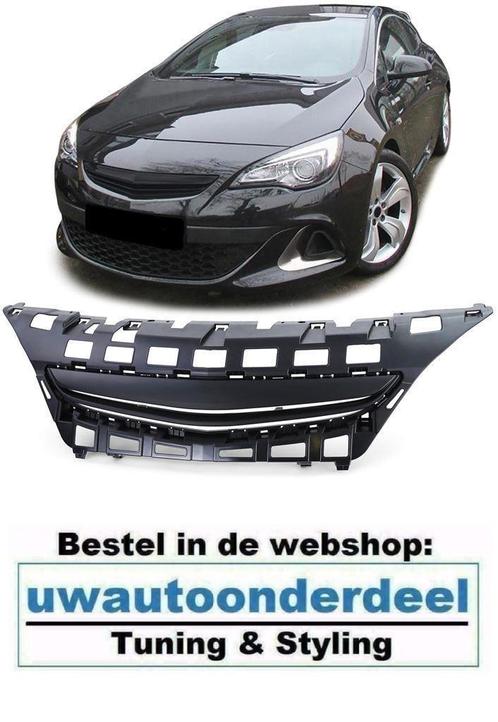 Embleemloze Sport Grill Mat Zwart Voor Opel Astra J GTC 3 De, Auto diversen, Tuning en Styling, Verzenden