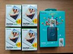 Instax Mini Link 2 (Blue) + 4 packs recharge photo, TV, Hi-fi & Vidéo, Photo | Papier photo, Enlèvement, Neuf