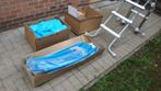 Te koop complete zwembad met verwarming, Nieuw, 300 cm of meer, 400 cm of meer, Inbouwzwembad