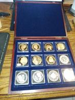 Coffret 12 médailles hollandaises N°1, Timbres & Monnaies, Pièces & Médailles, Autres matériaux, Enlèvement