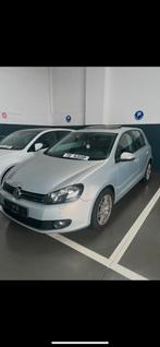 Volkswagen golf 6 1.4 benzine automaat+pano+airco, Auto's, Automaat, Stof, Zwart, 5 zetels