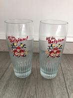 Bierglas • rode duivel • voetbal, Ophalen, Zo goed als nieuw, Bierglas