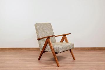 Scandinavian armchair green granola mélange zig zag  beschikbaar voor biedingen