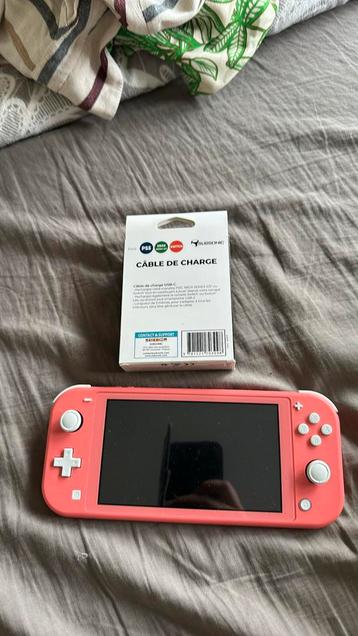 Console Nintendo switch lite, Enlèvement ou Envoi, Rose ou Corail, Comme neuf