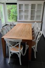 Eettafel, Huis en Inrichting, Tafels | Eettafels, Ophalen, Gebruikt, 100 tot 150 cm, Klassiek