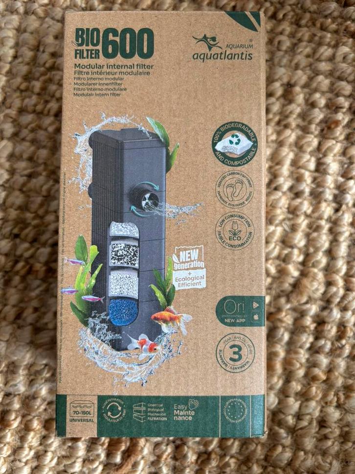 AquAtlantis Bio Filter 600 - 600 l/h - NIEUW, Dieren en Toebehoren, Vissen | Aquaria en Toebehoren, Nieuw, Filter of Co2, Ophalen of Verzenden