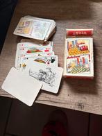 Oude speelkaarten balatum overal, Verzamelen, Speelkaarten, Jokers en Kwartetten, Ophalen, Gebruikt, Speelkaart(en)