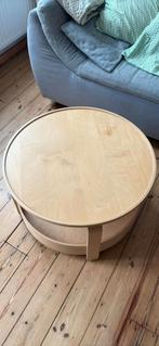 IKEA Borgeby salontafel, berkenfineer 70cm, Huis en Inrichting, Ophalen, 50 tot 100 cm, Rond, 50 tot 100 cm