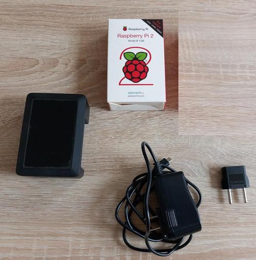 Raspberry Pi 2 + boitier + alimentation, Hobby en Vrije tijd, Elektronica-componenten, Zo goed als nieuw, Verzenden