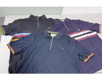 3x FRED PERRY BRADLEY WIGGINS trui sweater polo vest XL set beschikbaar voor biedingen