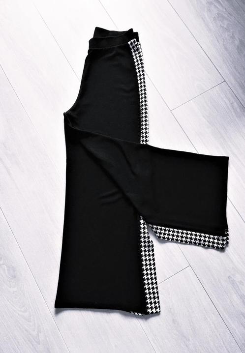 Clockhouse Modieuze Geweven Broek, Maat L!, Kleding | Dames, Broeken en Pantalons, Zo goed als nieuw, Maat 42/44 (L), Zwart, Lang