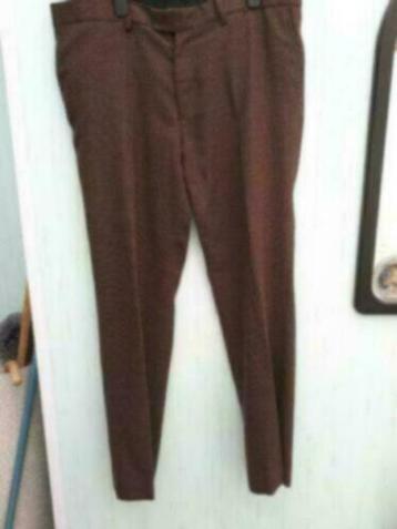 mooie bruine pantalon heren taille 56 merk Matinique