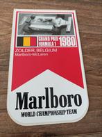 Sticker Marlboro F1 Zolder 1980, Verzamelen, Ophalen of Verzenden, Zo goed als nieuw