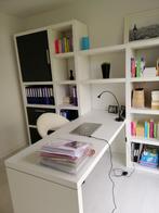 Witte bureau 73cm hoog (enkel bureau) (Gero meubelen), Huis en Inrichting, Bureaus, Zo goed als nieuw, Ophalen, Bureau