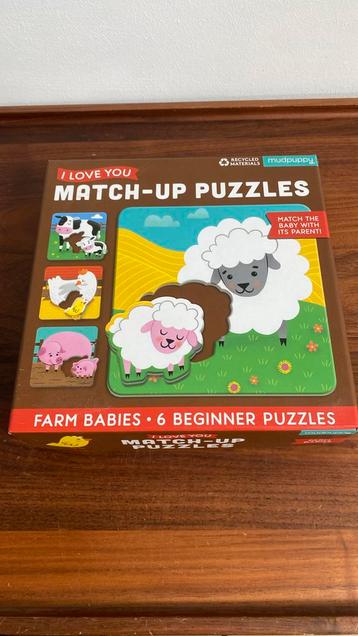 Match-up puzzel - boerderij beschikbaar voor biedingen