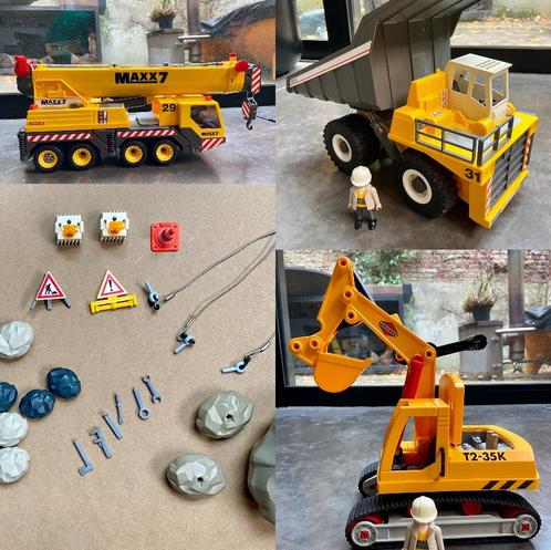 Playmobil werkauto 3x, Kinderen en Baby's, Speelgoed | Playmobil, Zo goed als nieuw, Complete set, Ophalen of Verzenden