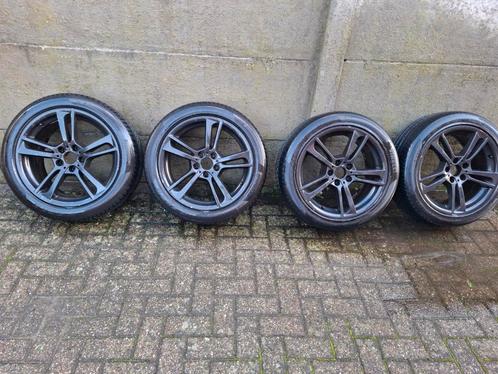 Originele bmw m velgen breedset 19 inch met banden, Auto-onderdelen, Banden en Velgen, Band(en), 19 inch, Ophalen