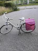 vélo femme prestige blanc (poches roses à pois blancs), Vélos & Vélomoteurs, Vélos | Femmes | Vélos pour femme, Utilisé, Enlèvement ou Envoi