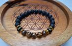 Bracelet Pierre de lave Oeil de tigre, Ophalen, Nieuw, Zwart, Overige materialen