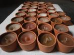 33 terracotta vuurpotten - kaarsen, Ophalen, Nieuw