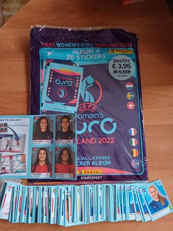 Set complet d'autocollants Panini Euro 2022 Femme + kit de d