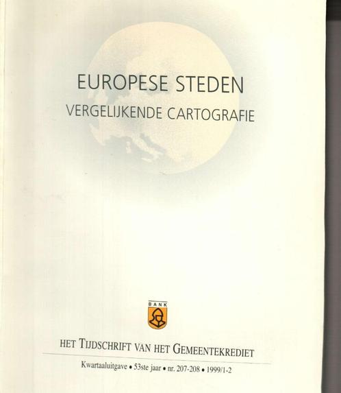 Europese steden een vergelijkende cartografie gemeentekredie, Boeken, Atlassen en Landkaarten, Zo goed als nieuw, Ophalen of Verzenden