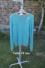 pull , bleu vert , mixte , 14 ans ,, Ophalen of Verzenden, Nieuw, Jongen of Meisje, Trui of Vest