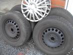 VW Golf 5, 6, 7, Touran, Caddy winterset - 195/65 R15 91T, Auto-onderdelen, Banden en Velgen, Ophalen, Gebruikt, 15 inch, Banden en Velgen