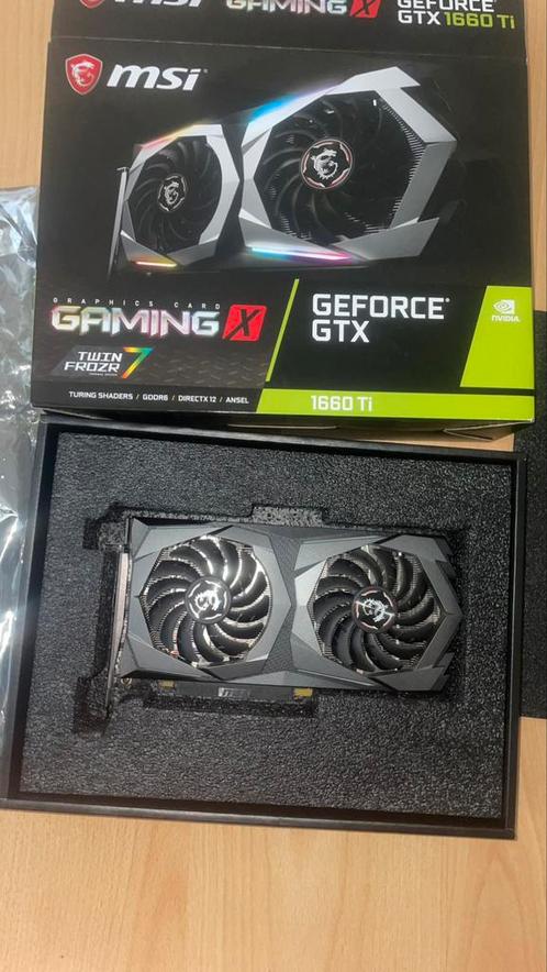 Gtx 1660 ti, Computers en Software, Videokaarten, Nvidia, PCI, GDDR6, HDMI, Ophalen of Verzenden