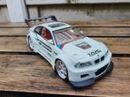 Jada import tuner + led bmw e46 m3, Hobby en Vrije tijd, Modelauto's | 1:24, Ophalen, Zo goed als nieuw, Jada