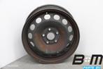 1 losse 16 inch stalen velg VW Golf 5 1K0601027A, Auto-onderdelen, Gebruikt, Velg(en)