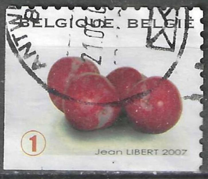 Belgie 2007 - Yvert 3680 /OBP 3693 - Pruimen (ST), Postzegels en Munten, Postzegels | Europa | België, Gestempeld, Verzenden