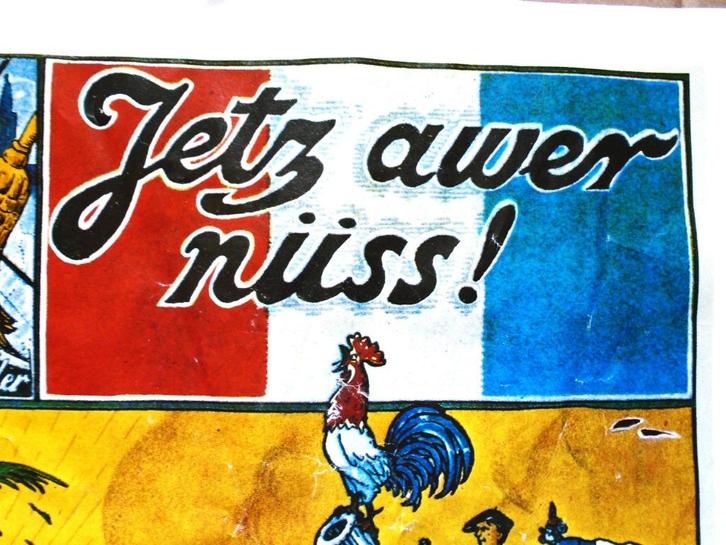 Affiche : «La Grande Balayeuse» - Hansi (1873-1951) - repro, Collections, Objets militaires | Seconde Guerre mondiale, Autres