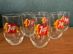 Vintage 7up limonade glazn 6 stuks, Verzamelen, Glas en Drinkglazen, Ophalen of Verzenden, Zo goed als nieuw, Frisdrankglas