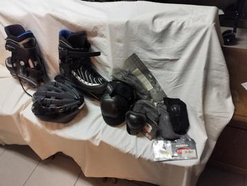 ensemble : patin à roulettes et protection antichute ROCES, Rollers 4 roues en ligne, Roces, Comme neuf, Enlèvement