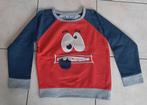 Grappige trui met rits en uithangende tong REBEL maat 110, Ophalen of Verzenden, Gebruikt, Jongen, Trui of Vest