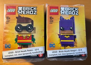 LEGO Brick Headz Batgirl & Robin - volledig beschikbaar voor biedingen