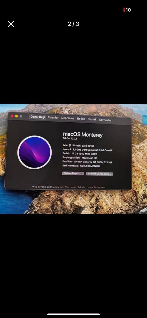 Imac 21 inch Late 2012, Computers en Software, Apple Desktops, Gebruikt, iMac, HDD, 16 GB, Ophalen