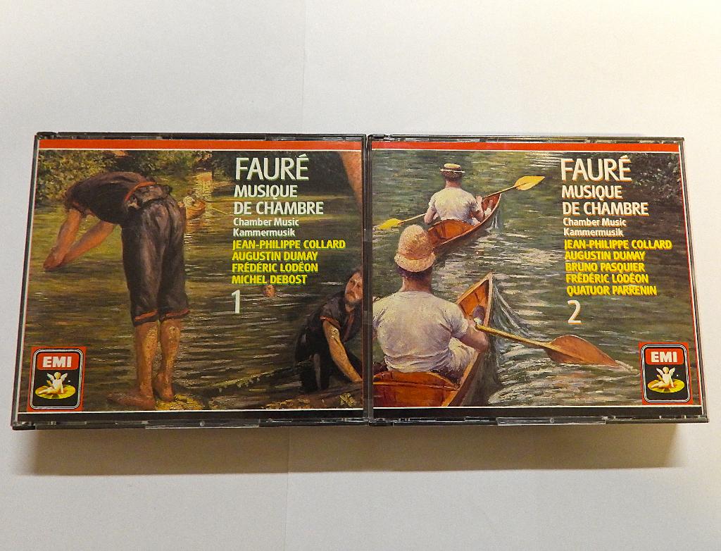4CD Fauré Musique de Chambre Collard Vol1-2 EMI Angel West-G, CD & DVD, CD | Classique, Comme neuf, Musique de chambre, Romantique