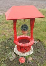 Waterput voor bloemen in te zetten, Ophalen