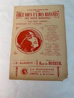 Le Buxeuil, Chez nous y a des bananes., Musique & Instruments, Partitions, Enlèvement ou Envoi, Artiste ou Compositeur, Piano