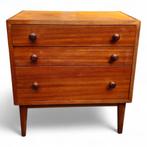 Vintage design ladekastje, massief hout H63B59D34cm, Huis en Inrichting, Kasten | Ladekasten, Gebruikt, Minder dan 100 cm, 25 tot 50 cm